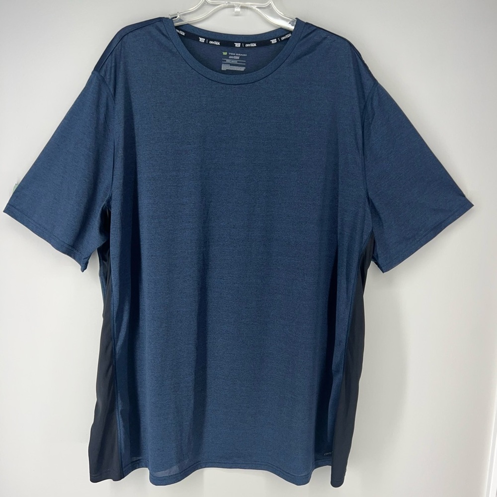 Men’s TEK GEAR Dry Tek blue Tshirt Size 3XB